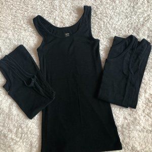 Black Tank Tops. Target brand. Size S. Set of 3.